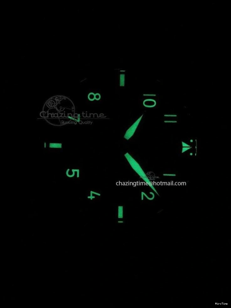 MIROTIME 0329 Pilot Chrono RG 3878 ZF Best Edition Grey Dial On Brown Leather Strap A UrbanChic 7330